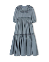 LILOU TAFFETA TIERED GOWN